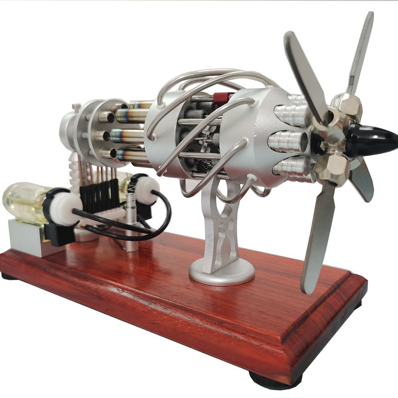 Self-circulating Magnetic Power Generator Stirling Mini Generator Model
