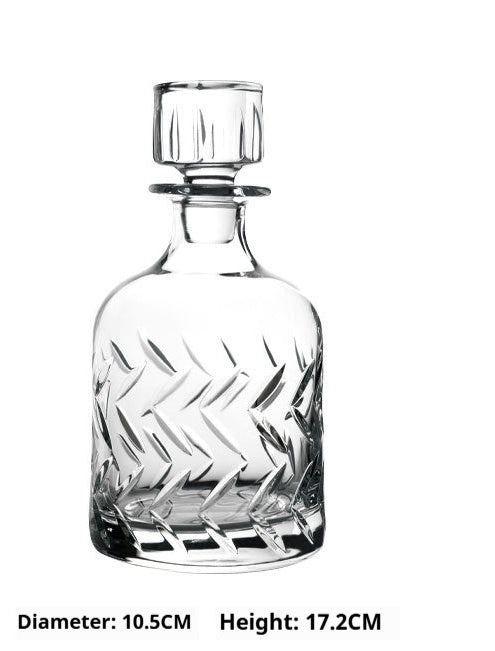 Handmade Engraved Whiskey Bottle Crystal Wine Bottle