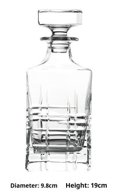 Handmade Engraved Whiskey Bottle Crystal Wine Bottle