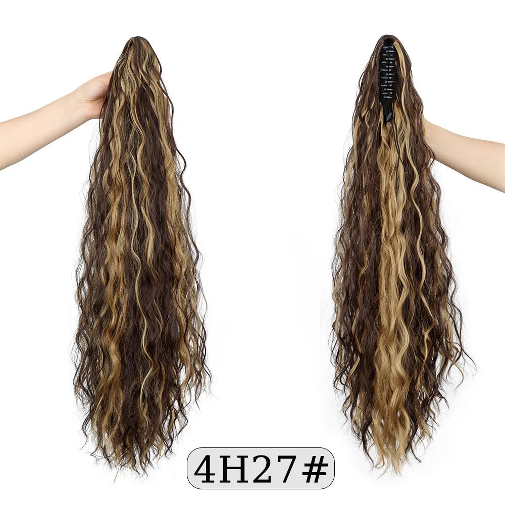 Transform thin or short hair into a voluminous, flowing ponytail instantly