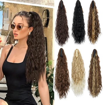 Transform thin or short hair into a voluminous, flowing ponytail instantly