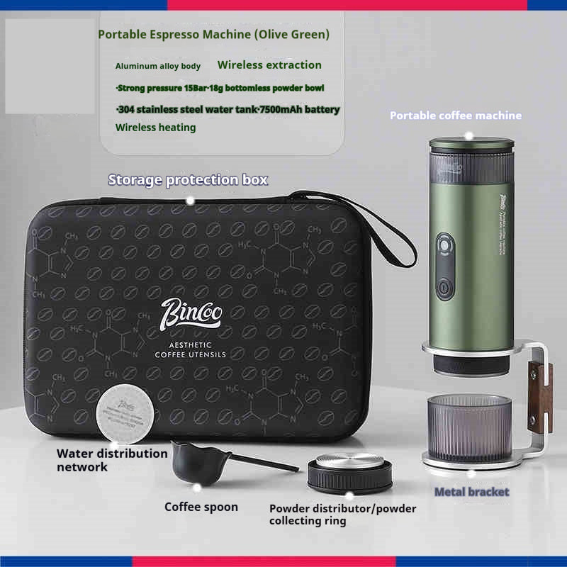 Espresso Machine Small Home Handheld Outdoor Travel