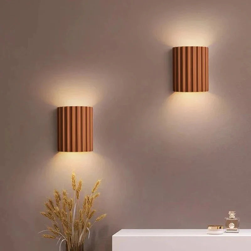 Minimalist Wall Lamp Macaron Resin