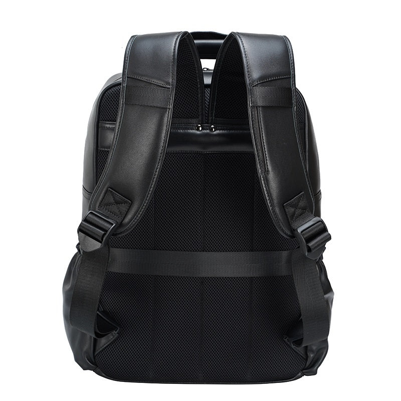 Business Shoulder Outdoor Travel Leather Backpack