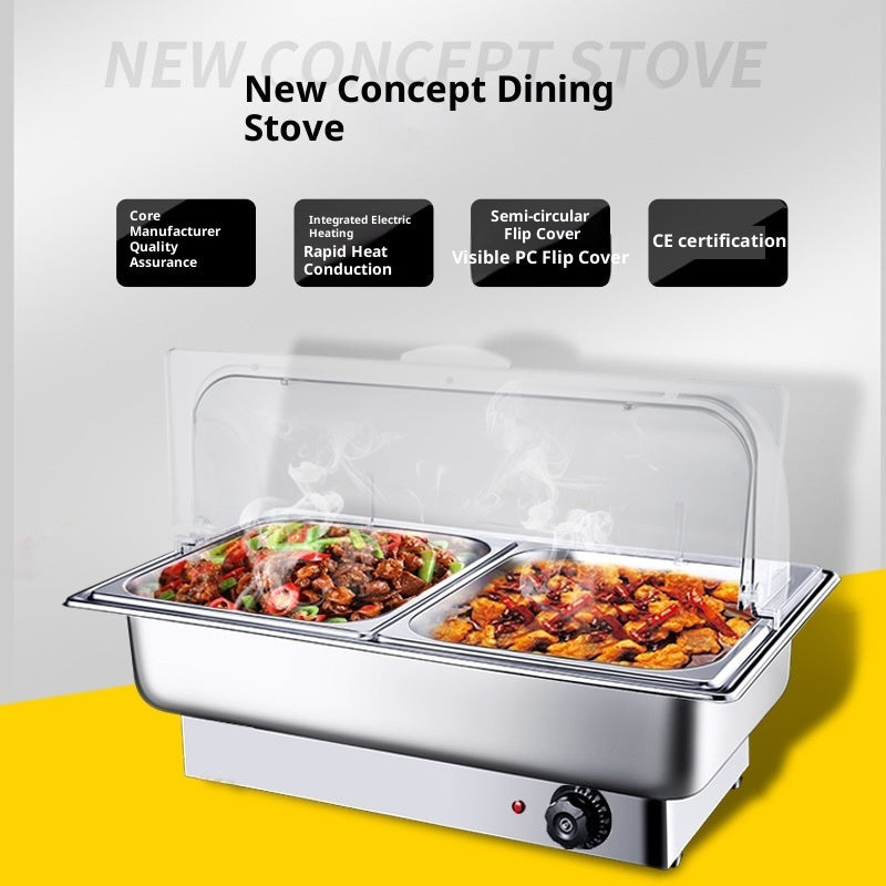 Commercial Restaurant Desktop Insulated Dining Stove