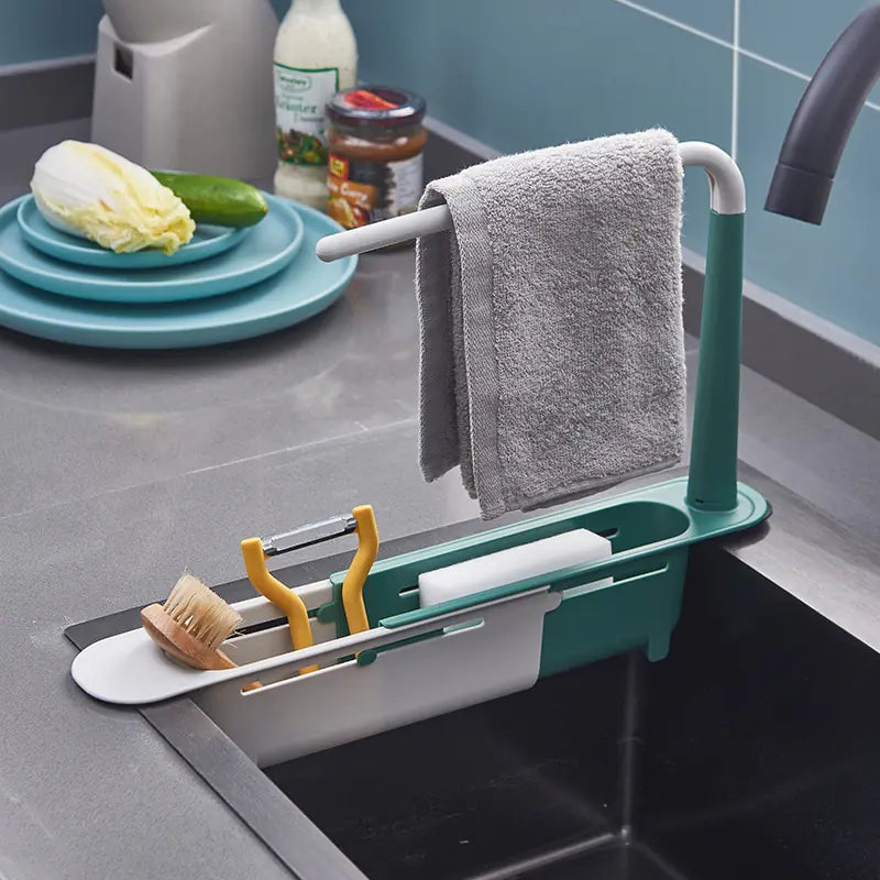 🔥Telescopic Sink Storage Rack