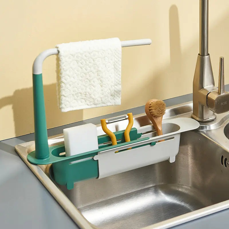 🔥Telescopic Sink Storage Rack