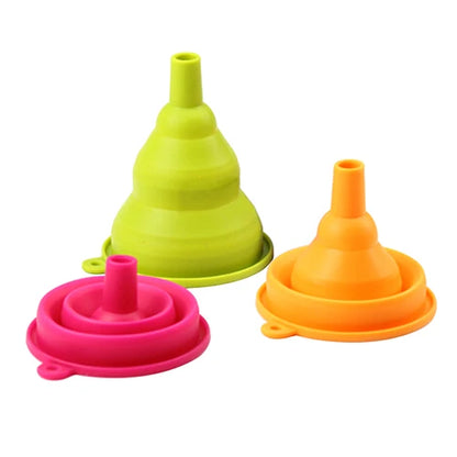 Silicone Foldable Collapsible Funnel Hopper