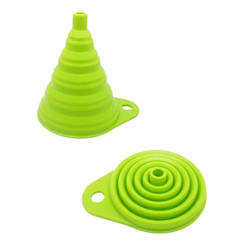 Silicone Foldable Collapsible Funnel Hopper