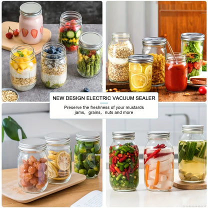 VEME214™ Mason Jar Vacuum Sealer