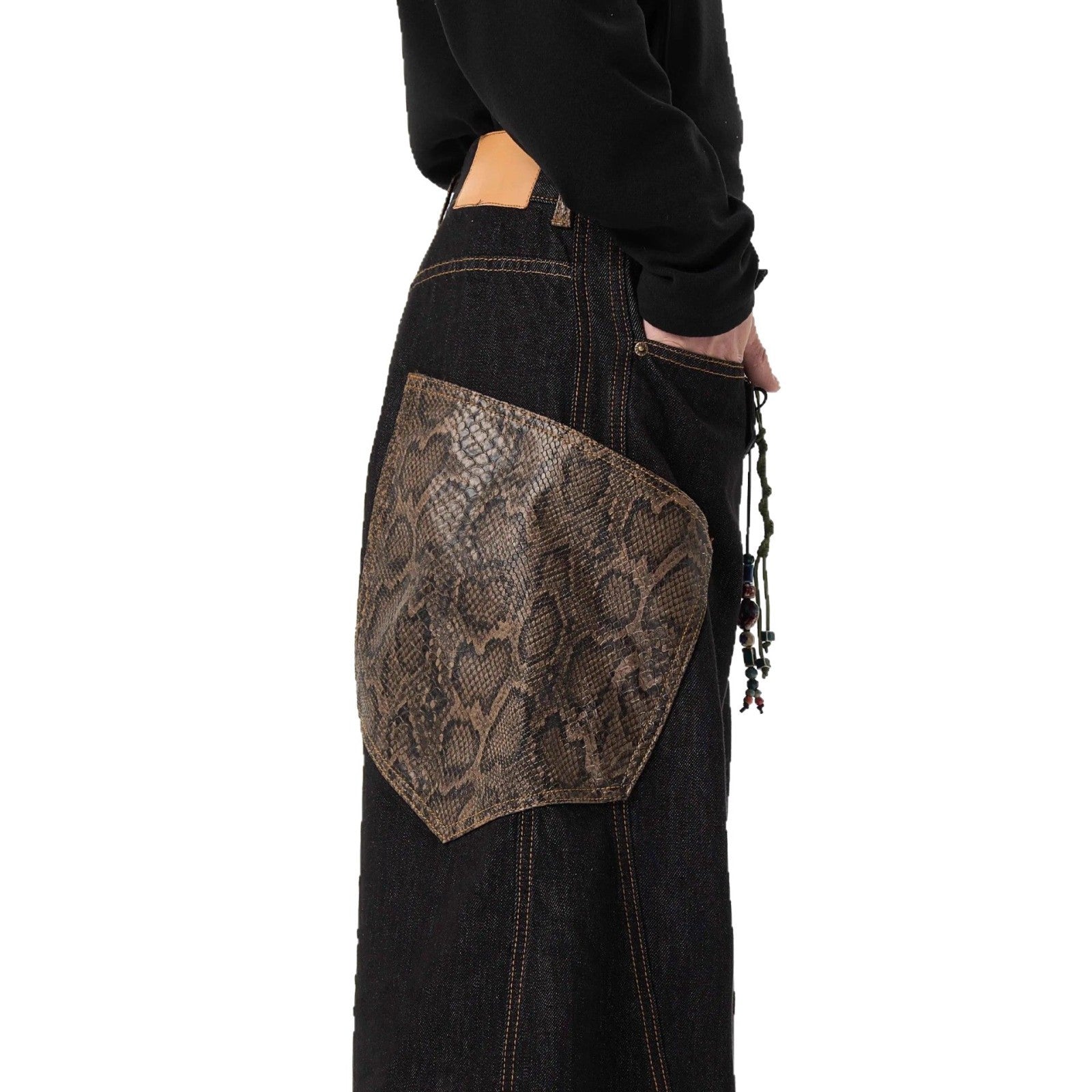 Snake Year Limited Machete Python Black Jeans