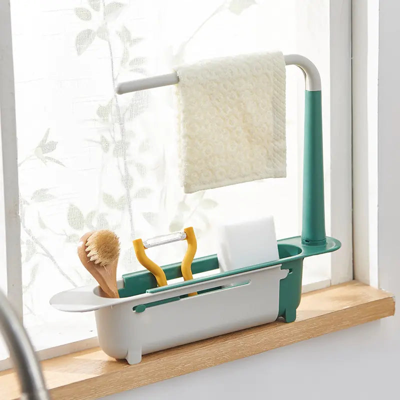 🔥Telescopic Sink Storage Rack