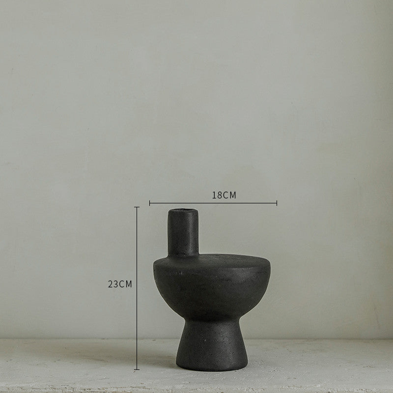 Handmade Pottery Vase Ornament Living Room Home Decorations