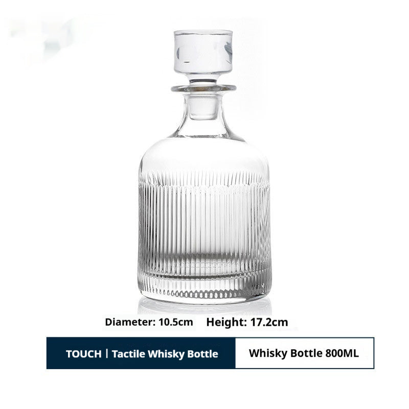 Handmade Engraved Whiskey Bottle Crystal Wine Bottle