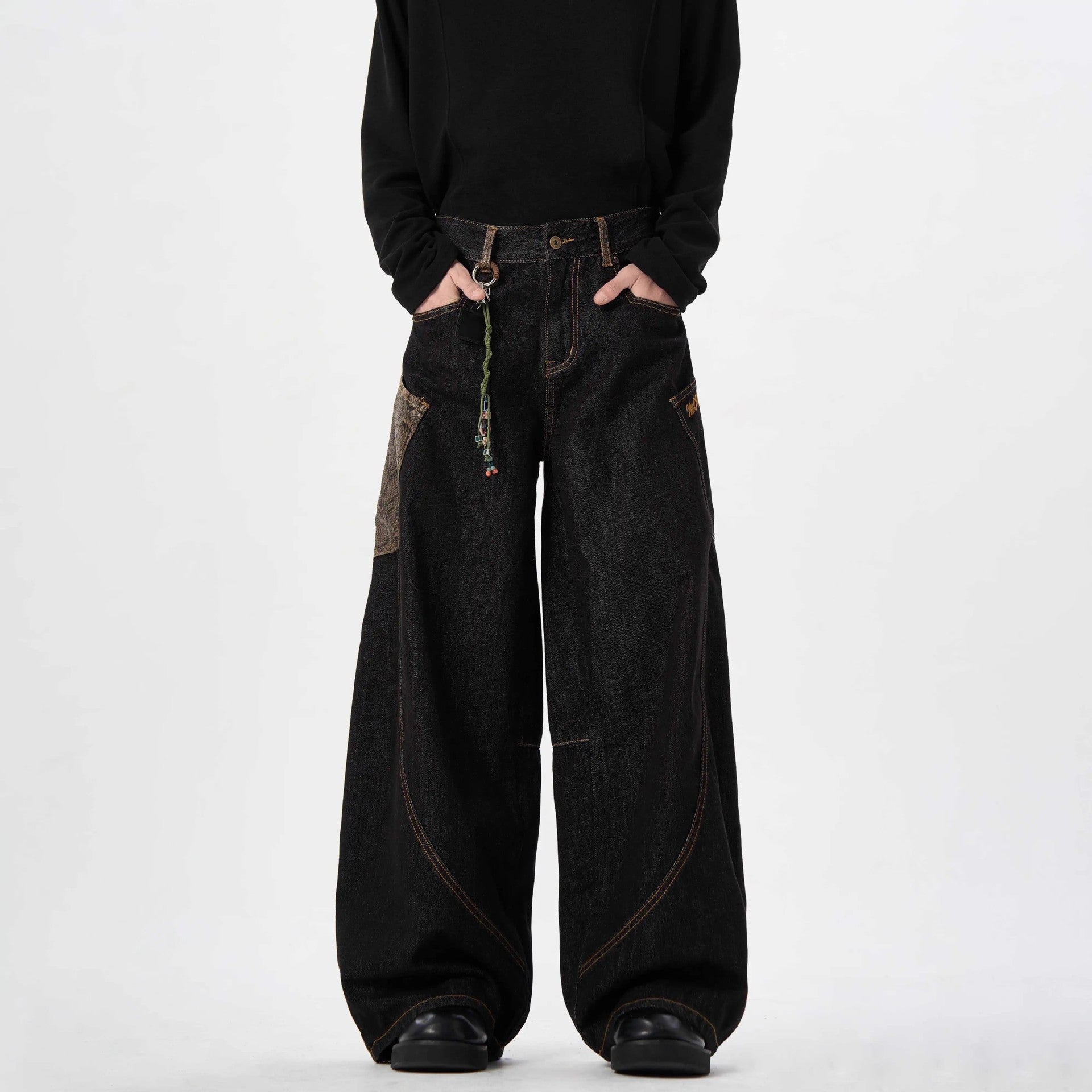 Snake Year Limited Machete Python Black Jeans