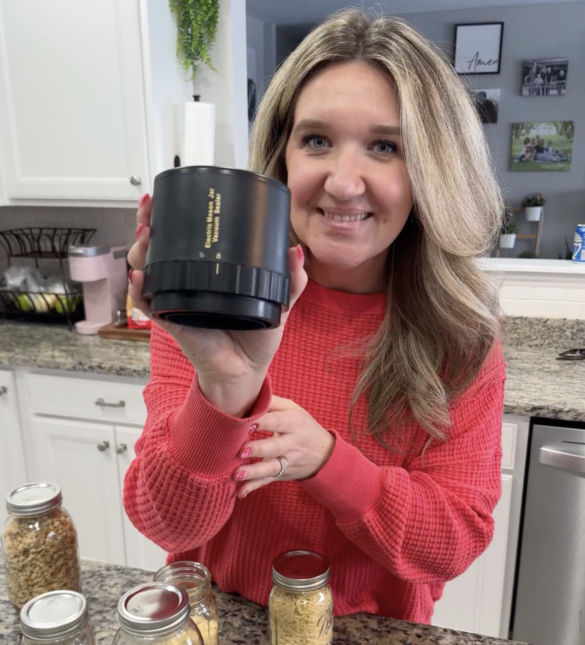 mason jar vacuum sealer kit, mason jar vacuum sealer, mason genie, everjar, sealer kit